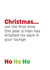 naughty rude Christmas Card 5074 created by Silly Prints