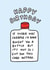 birthday funny Birthday Card 5238 created by Veronica Dearly