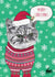 funny cute Christmas Card 23934 created by Rose Hill Designs