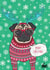 fun funny Christmas Card 23935 created by Rose Hill Designs