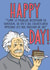 einstein birthday Birthday Card 4598 created by PaperFreckles
