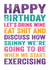 happy birthday Birthday Card 3499 created by Do You Punctuate?