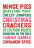 mince pies quaffing Card 3503 created by Do You Punctuate?