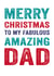 dad merry Christmas Card 26152 created by Do You Punctuate?