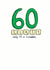 60 60th Birthday Card 7009 created by A Ray of Sunshine Cards
