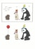 Cute Animal Birthday Card - Porcupine wants a balloon hat - Panda Party Hat created by Redback Cards