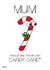 mum mother Christmas Card 27456 created by CushoPeas