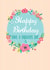 Classic Birthday Card - For Her - Flowers created by YTR Studios (Yasmin Tara)