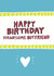 Cute Birthday Card - Boyfriend - Happy Birthday Handsome Boyfriend created by Angela Chick