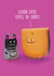 funny cheese Good Luck Card 6910 created by Unknown Ink