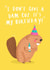 Funny Humour Birthday Card 2129 created by Charly Clements