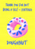 doughnut food Thank You Card 27772 created by Amy Cobb