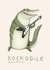 rock rockodile Birthday Card 1125 created by Sophie Corrigan