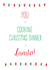cooking christmas Christmas Card 26855 created by Caryl Halstead