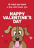 Funny Valentines Day Card - From The Dog - At Least You Have A Dog Who Loves You created by HC Illustrations
