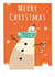 snowman snow Christmas Card 23737 created by Daviz
