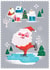 Santa retro Christmas Card 24351 created by Jill Howarth