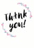thank you Thank You Card 6141 created by Rachel Storey Illustration