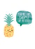 pineapple cute Valentines Day Card 26366 created by Wink Design - Michelle Roberts
