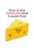 Valentines cheese Valentines Day Card 25468 created by Doodle Dot Design Co