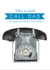 dad phone Father's Day Card 2548 created by Claire Giles