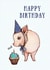 birthday animal Birthday Card 1065 created by Anna Stankevich