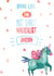 unicorn shine Good Luck Card 7829 created by Hoard Pretty Things