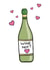 wine love Valentines Day Card 22556 created by Deirdre Spain