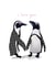 penguin valentines Valentines Day Card 22584 created by Kristy le Voy