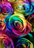 Rainbow rose Roses Card 22571 created by Adeeba Faheem