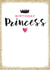 PRINCESS typography Birthday Card 2793 created by Always Sparkle