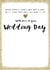 Glitter Gold Wedding Day card created by Always Sparkle