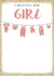 baby girl New Baby Card 2801 created by Always Sparkle