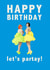 Birthday Party Birthday Card 30412 created by Meany-Bo-Beany