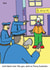 funny cartoon Just because Card 6767 created by Nick Hannaford-Hill