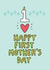 Cute Mothers Day Card - New Mum - Happy First Mother's Day created by Angela Chick