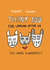 Thank You For Looking After Us Cat Pet Sitter Card created by Angela Chick