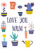 mother succulent Mothers Day Card 4192 created by Ink & Ocean