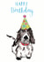 Happy birthday cocker spaniel dog card created by Bramble Designs
