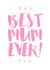 mum mummy Mother's Day Card 27716 created by Lubelu London