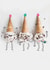 Dancing Ice Cream Birthday Card - Cone Party Hats created by Unknown Ink