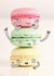Cute Macaron Birthday Card – Fun Illustrated French Treats created by Unknown Ink