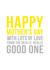 Funny yellow Mothers Day Card 8445 created by Doodlelove