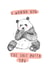 Panda Humour Love & Friendship Card 2131 created by Charly Clements