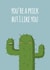 cute cactus Love & Friendship Card 8479 created by Coffee + Unicorns
