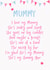 I Love My Mummy Poem Card created by Giddy Kipper