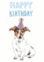 Happy birthday jack russel dog card created by Bramble Designs