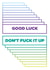 Good Luck Funny Good Luck Card 8510 created by Thirty Mussels
