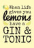 lemons gin Just because Card 8870 created by Duckduckle Design