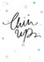 chin up lettering Thinking of you Card 8859 created by Pearl of a Girl